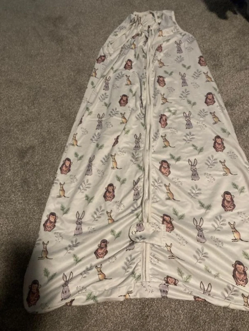 Toddler Woodland theme Sleep Sack Size 2T-4T